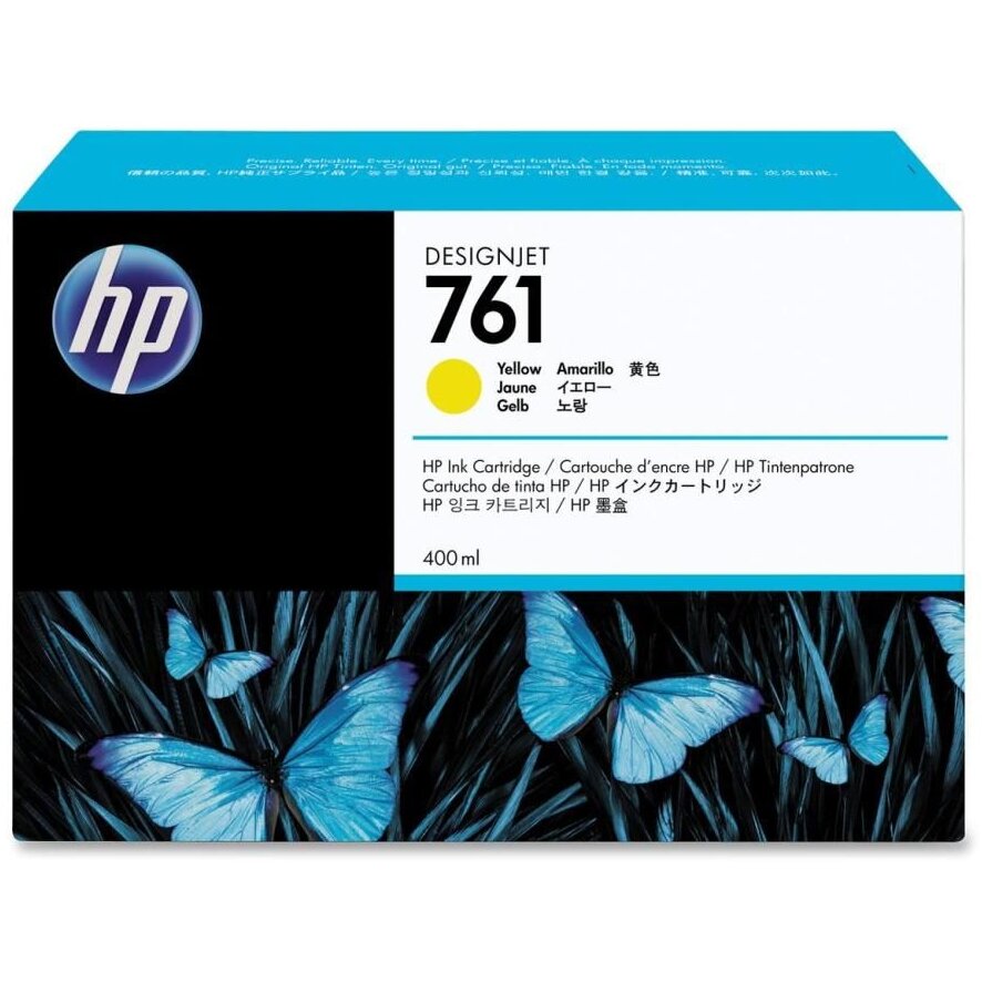 CARTUS YELLOW NR.761 CM992A 400ML ORIGINAL HP DESIGNJET T7100