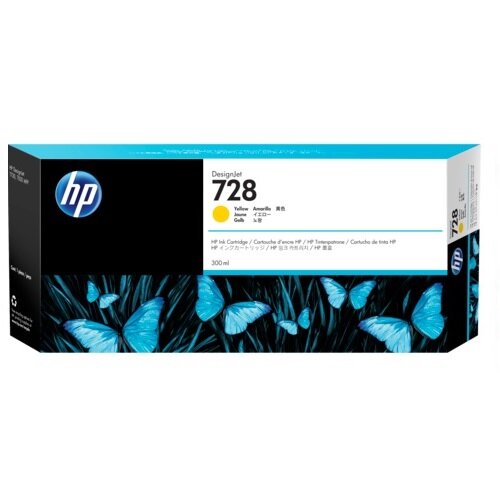 CARTUS YELLOW NR.728 F9K15A 300ML ORIGINAL HP DESIGNJET T730
