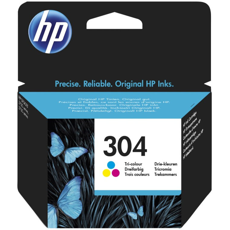 HP Cartus cerneala Original HP Color, nr.304, pentru DJ 2630/2632 All-in-One, 100pag N9K05AE