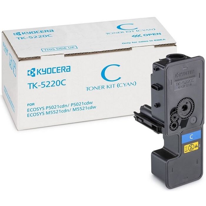 CARTUS TONER CYAN TK-5220C 1.2K ORIGINAL KYOCERA ECOSYS M5521CDN