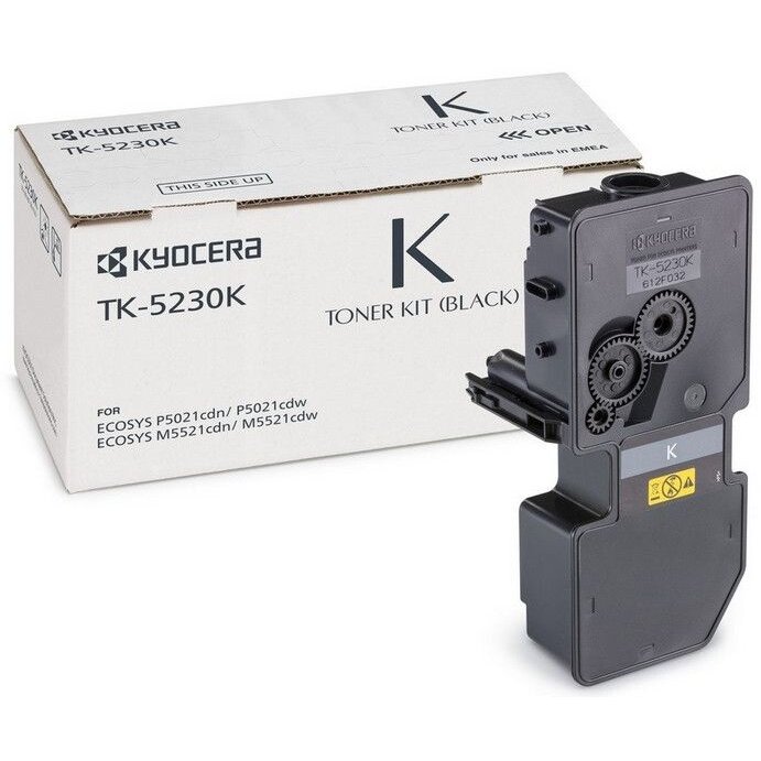 CARTUS TONER BLACK TK-5230K 2.6K ORIGINAL KYOCERA ECOSYS M5521CDN