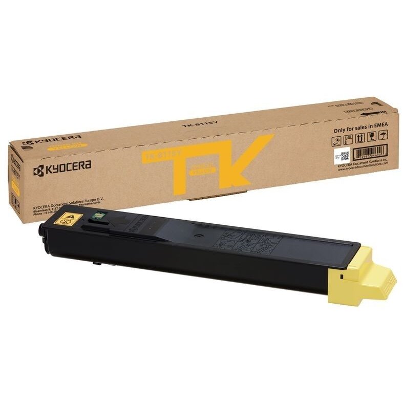 CARTUS TONER YELLOW TK-8115Y 6K ORIGINAL KYOCERA M8124CIDN