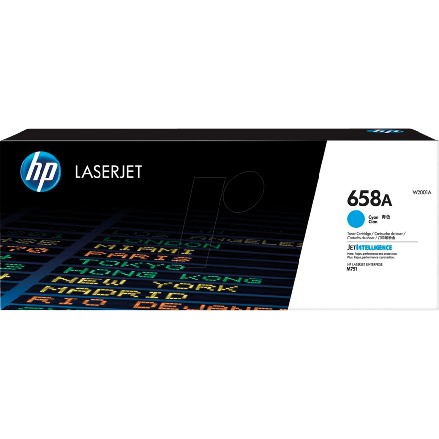 HP CARTUS TONER CYAN NR.658A W2001A 6K ORIGINAL HP LASERJET ENTERPRISE M751DN
