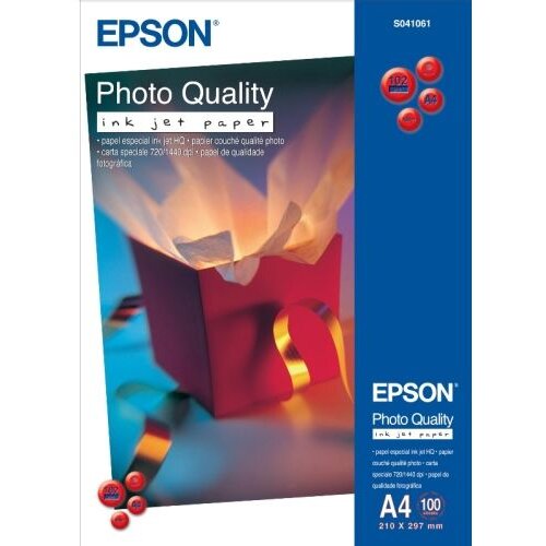 HARTIE CERNEALA EPSON PHOTO QUALITY A4 104G 100COLI C13S041061