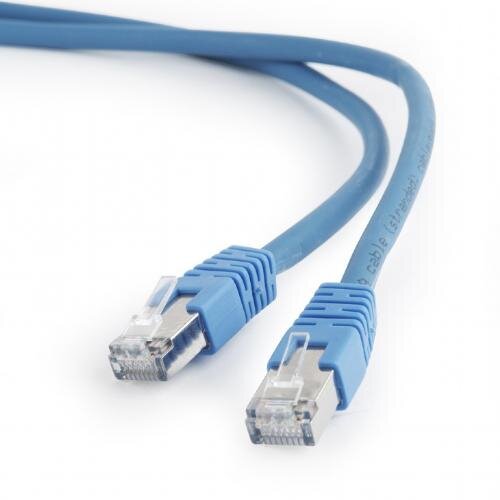 GEMBIRD PP6A-LSZHCU-B-1M Gembird patchcord RJ45, cat. 6A,SFTP, LSZH, 1m, blue