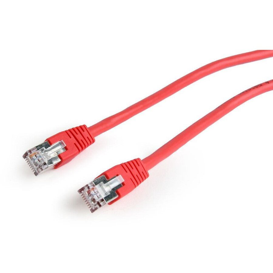 GEMBIRD PP6-0.5M/R Gembird patchcord RJ45, cat. 6,FTP, 0.5m, red