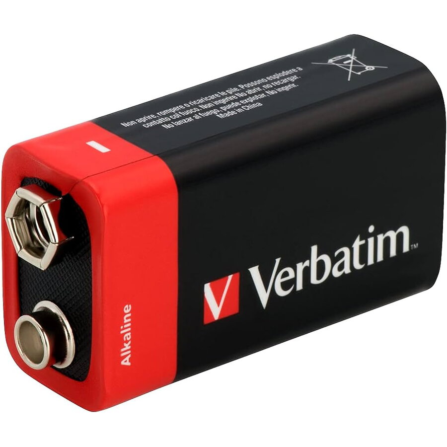 BATERIE VERBATIM 9V (9V), alcalina, 1 buc., 49924