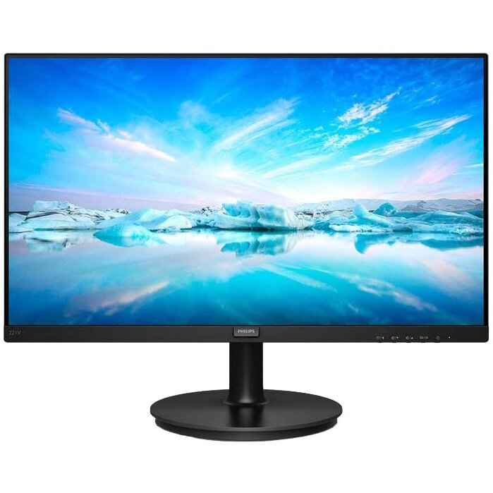 Monitor LED VA Philips 21.5, Full HD, HDMI, Negru, 221V8A