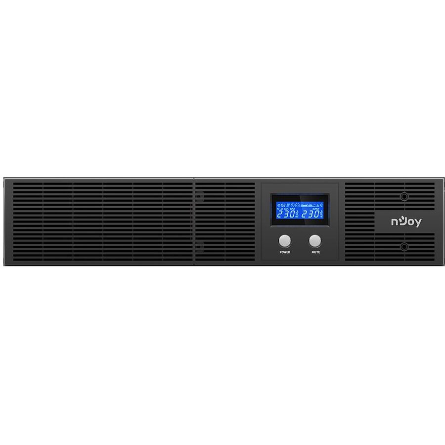 UPS nJoy Argus 1200, 1200VA/720W, LCD Display, 4 IEC C13 cu Protectie, Management, rack 2U