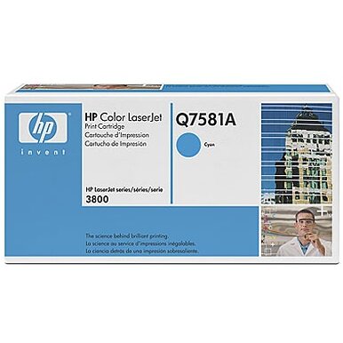 HP Toner Q7581A Cyan