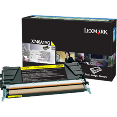 Lexmark Toner X746A1YG Yellow Return