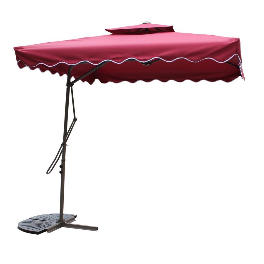 Umbrela suspendata Heinner 220 x 220 cm, Rosu