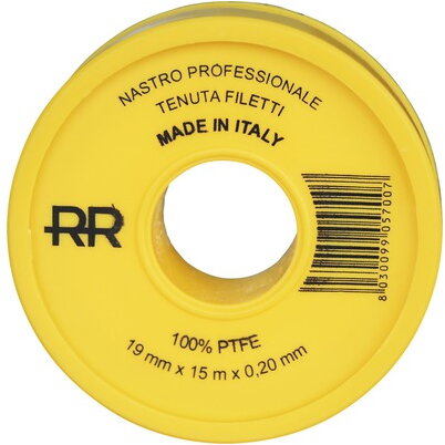 Banda teflon profesionala pentru gaz 19mm x 15m x 0,20 mm