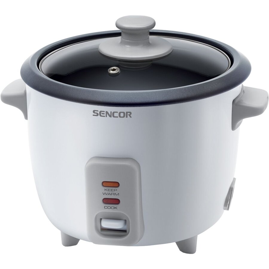 Aparat pentru preparat orez Sencor SRM 0600WH, 300 W, 0.6 l, Alb
