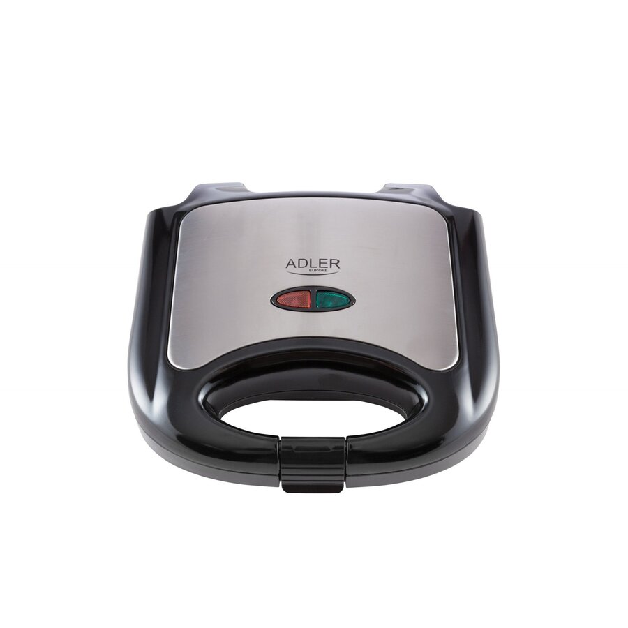 ADLER Sandwich maker Adler AD3015 Putere 750 W Invelis anti-aderent Pentru pregatirea a 2 sendviciuri