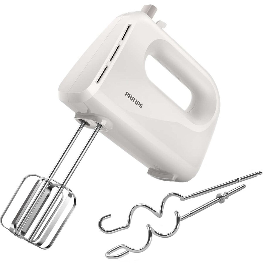 Mixer Philips HR3705/00, 300 W, 5 viteze, Turbo, Alb