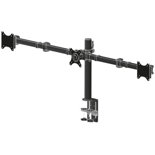 Suport monitor pentru birou iiyama DS1003C-B1, pivot 90°, Negru