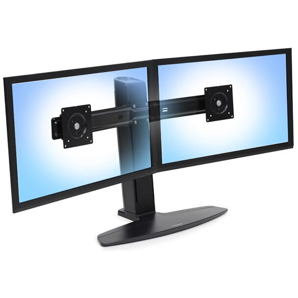 Suport TV - Monitor Ergotron 33-396-085 Neoflex Dual Monitor Lift Stand, 24IN,  6.4-15.4KG,  Lift 12.7 MISD 3Y, Negru