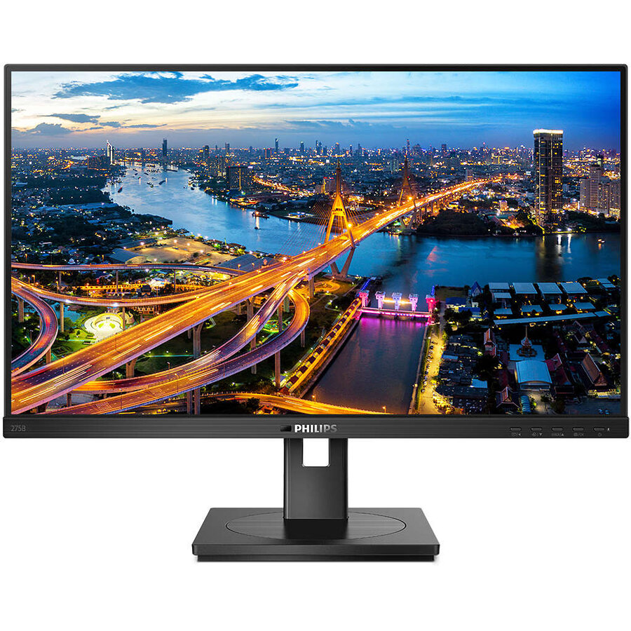 Monitor IPS LED Philips 27 275B1/00, QHD (2560 x 1440), DVI, HDMi, DisplayPort, Boxe, Pivot, 75 Hz (Negru)