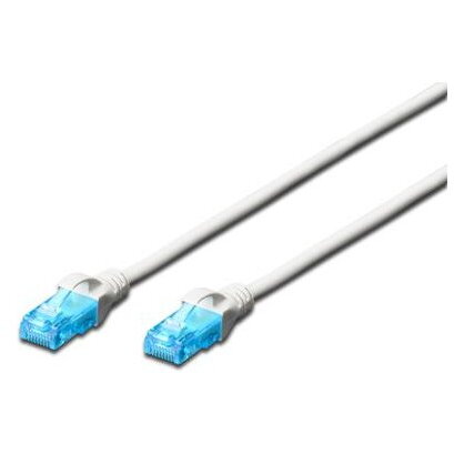 Cablu UTP Digitus DK-1512-010/WH, CAT 5e, UTP, 1 m (Alb)