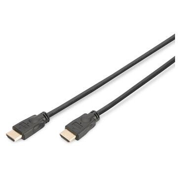 Cable Digitus DK-330123-050-S, HDMI - HDMI, 5m, Negru