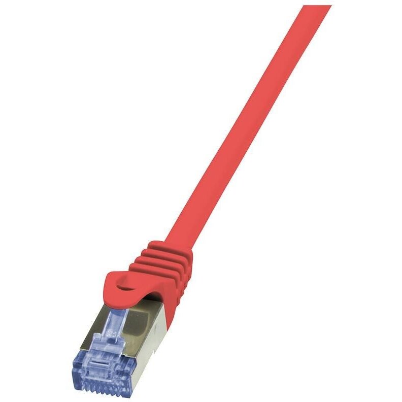 LOGILINK -Patch Cablu Cat.6A 10G S/FTP PIMF PrimeLine 1,50m , Rosu, CQ3044S