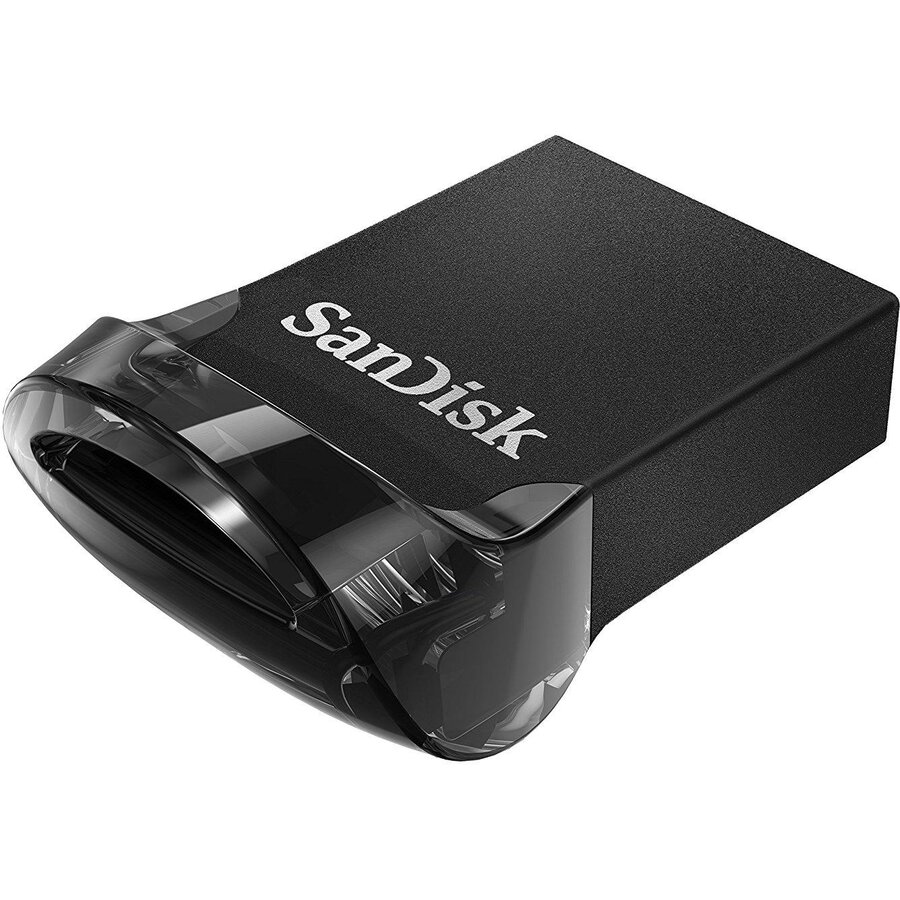 Memorie USB SanDisk Ultra Fit 64  GB, USB 3.1, Negru