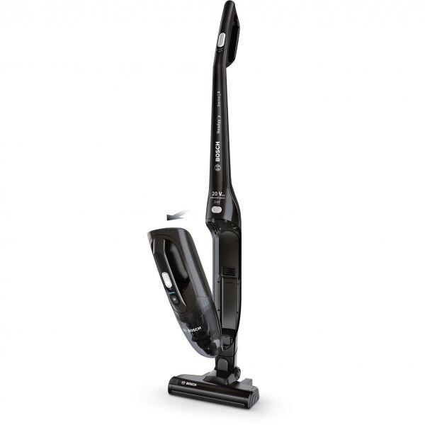 Aspirator vertical cu acumulatori 2 in 1 Bosch BBHF220 Serie 2 Readyy'y 20Vmax Negru