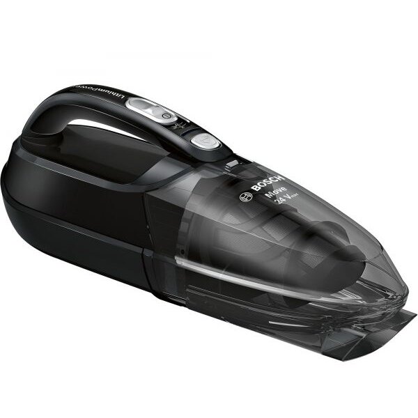 Aspirator de mana Bosch BHN24L, 24 V Li-Ion, Autonomie 45 min, 2 trepte de putere, Negru