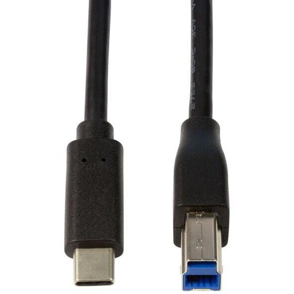 Cablu USB 3.0 B mufa – USB type C mufa 2m negru LOGILINK CU0163
