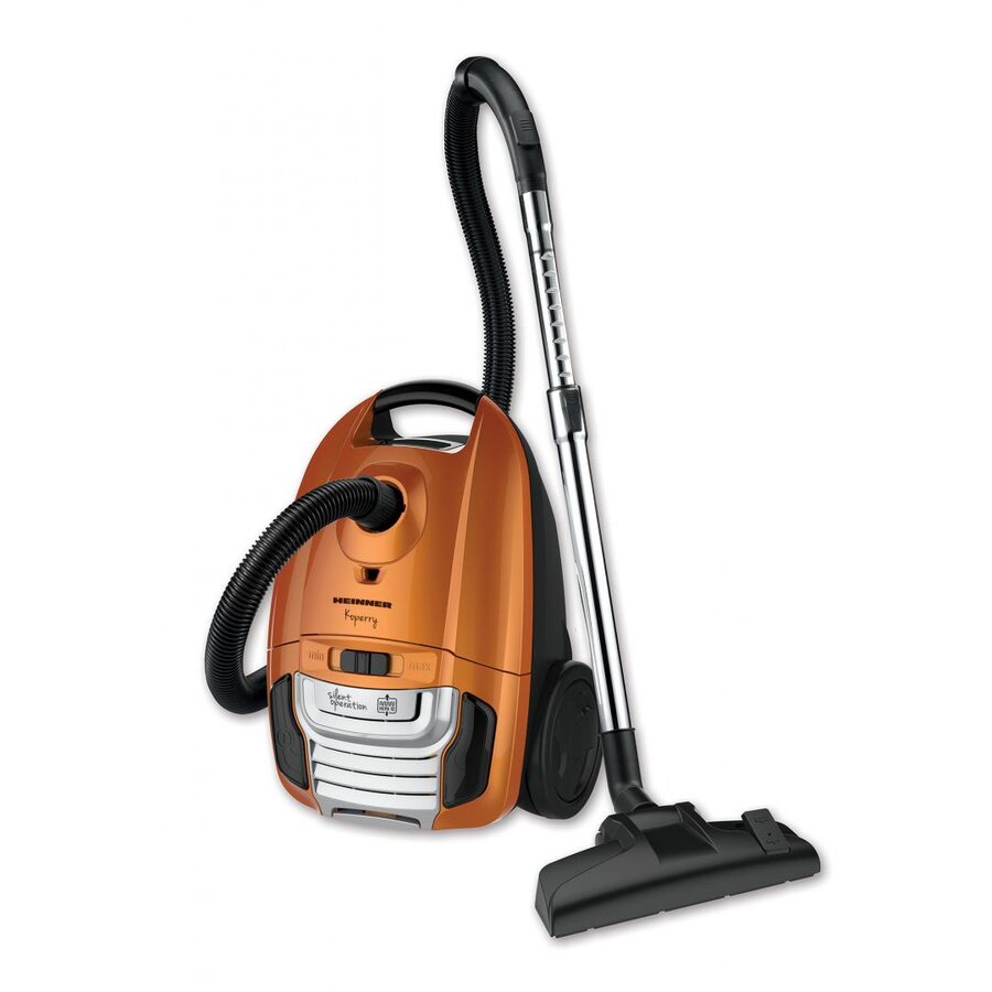 Aspirator cu sac Heinner HVC-MS700KP, 700W, 3 L, Variator putere, Silentios, Indicator sac plin, Maro