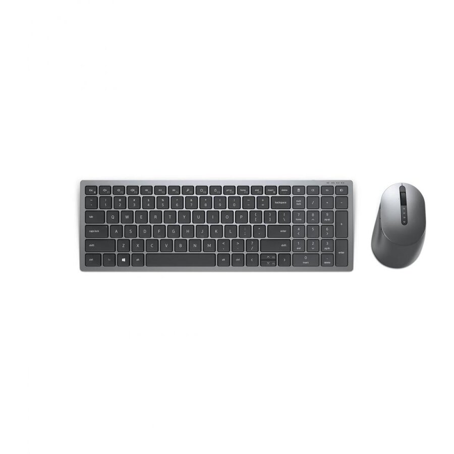 Kit Tastaura si Mouse Wireless Dell KM7120W, USB (Gri)