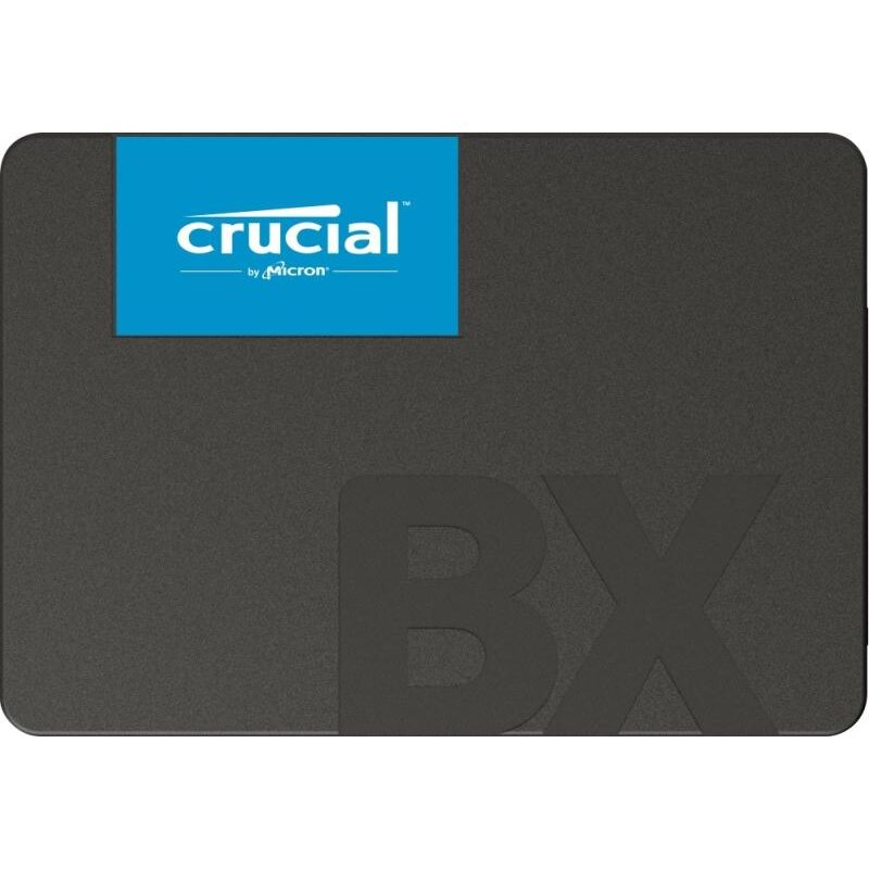 CRUCIAL BX500 2TB SSD, 2.5” 7mm, SATA 6 Gb/s, Read/Write: 540 / 500 MB/s