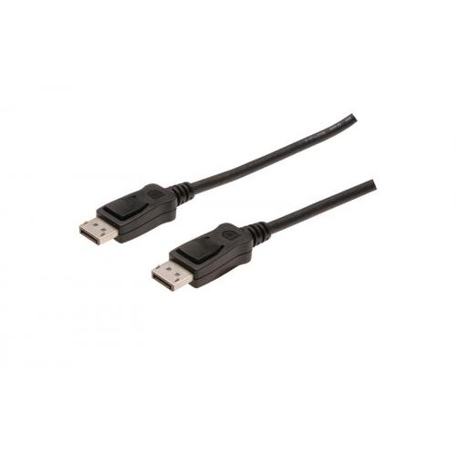 Cablu Assmann AK-340103-010-S, DisplayPort male - Displayport male, 1m, Black