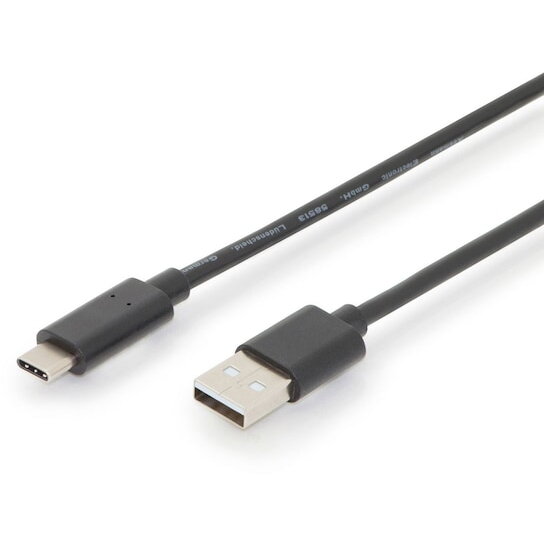Cablu de conectare USB tip C, Assmann, Lungime 3m, Negru