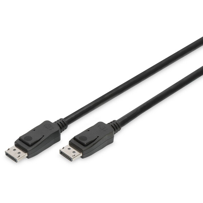 Cablu video Assmann DisplayPort Male - DisplayPort Male, 8K 30Hz UHD, v1.4, 1m, negru AK-340106-010-S