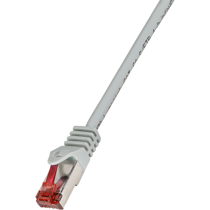 Patchcord LogiLink S/FTP Cat6 PiMF, gri, 0.25 m