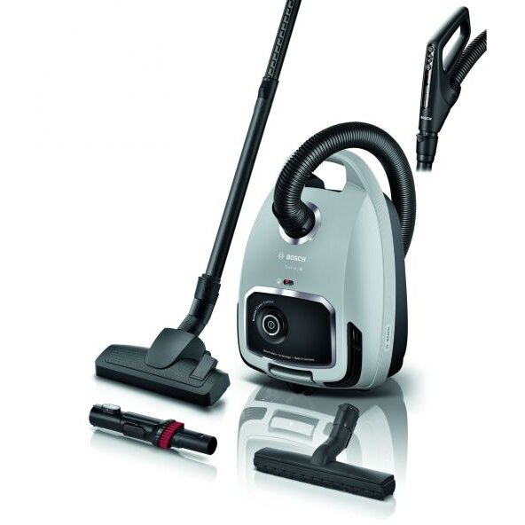 Aspirator cu sac Bosch BGB6X330, 600W, 4 L, Filtru igienic lavabil HEPA (Gri)