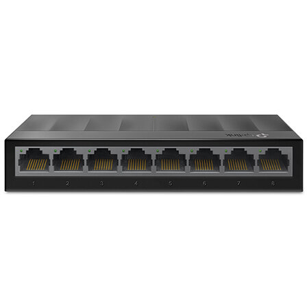 Router wireless 8 Porturi Gigabit Ls1008G Negru