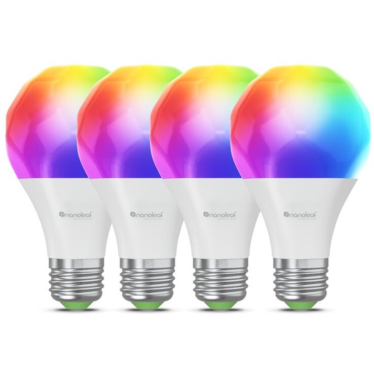 Bec Matter Wi-Fi A19, lumina alba/colorata, E27, 8.5W, Peste 16M culori, control vocal, WiFi