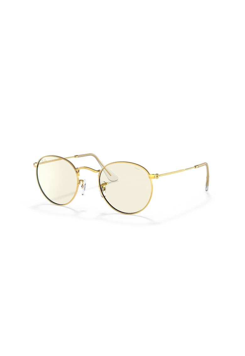 Oferte la Ray Ban - Ochelari de soare cu rama rotunda metalica - Auriu