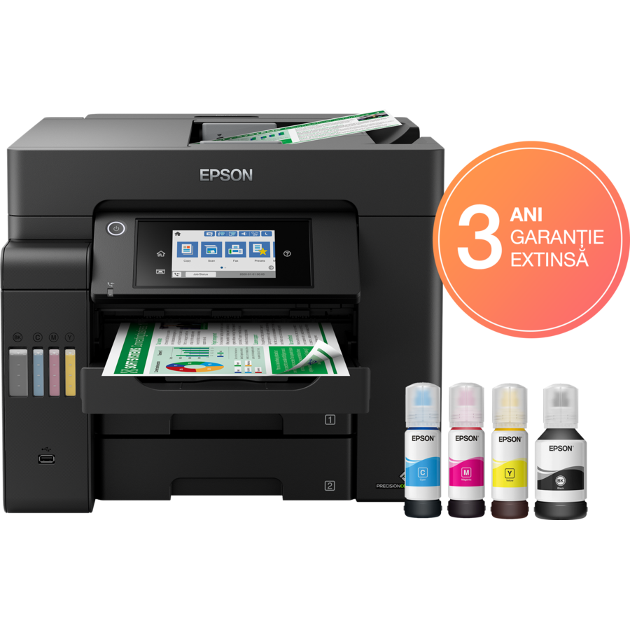 Multifunctionala Epson EcoTank L6550 Inkjet CISS Color A4 Duplex Retea Wireless