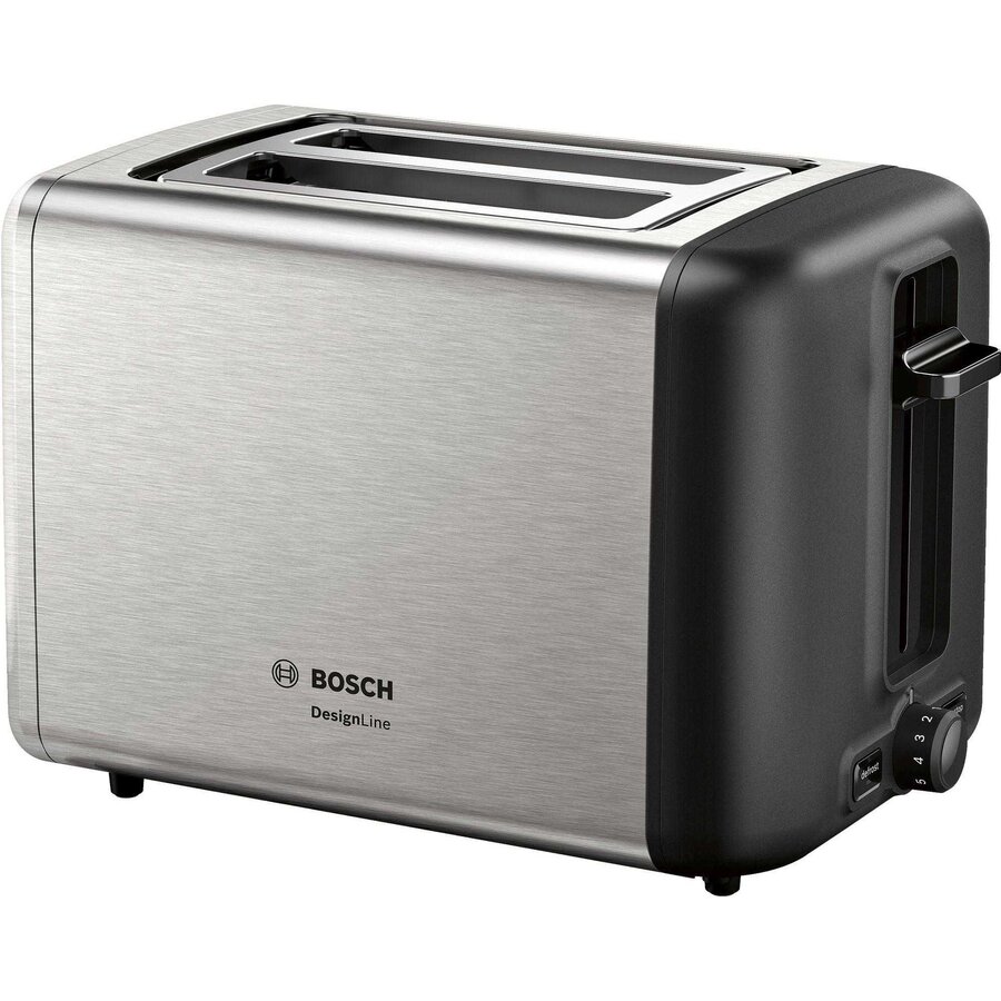 Oferte la Prajitor de paine Bosch TAT3P420, 970 W, 2 felii, Argintiu/Negru