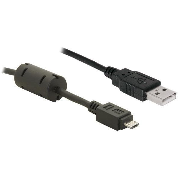 Cablu Delock USB 2.0-A tata la micro USB-B tata, lungime 2m, transfer stabil