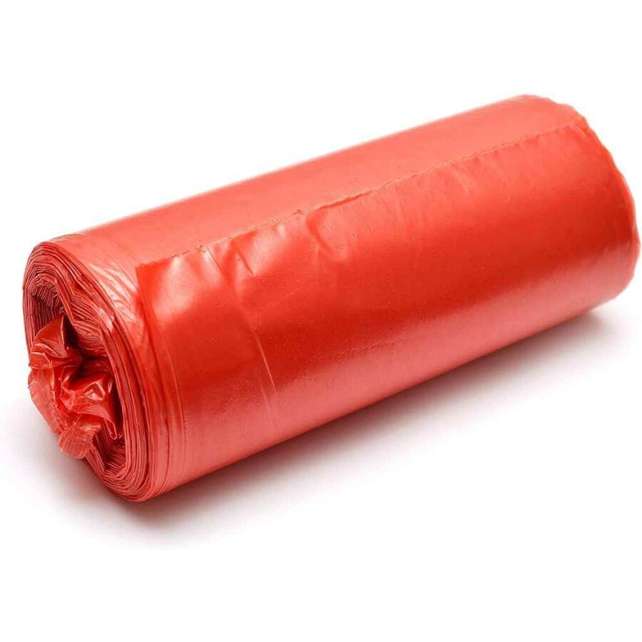 Saci Menaj 60 L 60 x 80 24 Microni 15 Buc Rola LDPE Rosu