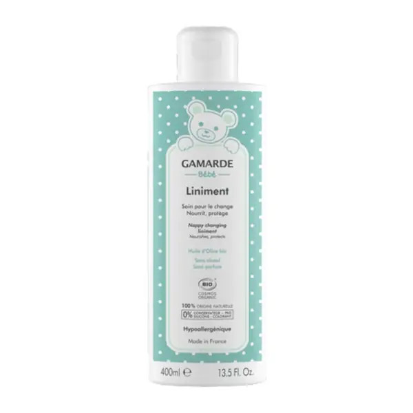 Lotiune relipidanta impotriva iritatiei de scutec Gamarde Bebe, 400 ml