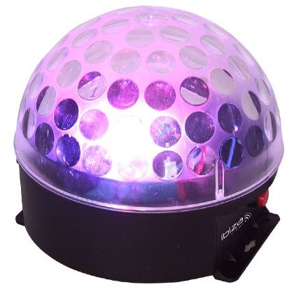 Efect astro LED RGBA 4X3W cu acumulator Ibiza Light ASTRO-BAT