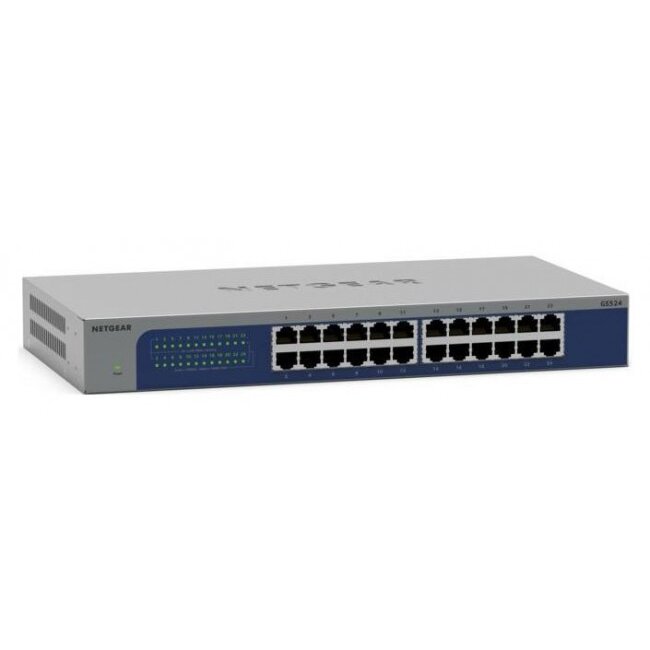 Switch 24x 1GB PoE+/2x GB 2x SFP rack 19inch 250W Gri