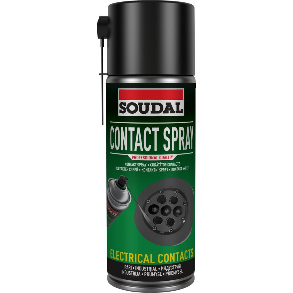 Spray curatare contacte electrice Soudal, transparent, 400 ml
