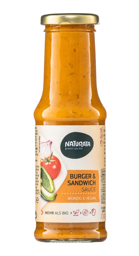 Sos bio pentru Burger si Sandwich, 210ml Naturata